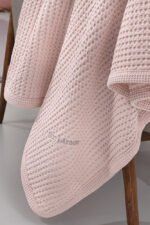 Κουβέρτα Πικέ Κούνιας 110×130 Guy Laroche Prewashed Bebe Bella Pinky - Image 2
