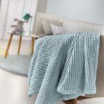 Κουβέρτα Πικέ Κούνιας 110×130 Guy Laroche Prewashed Bebe Bella L.Blue