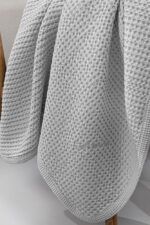 Κουβέρτα Πικέ Κούνιας 110×130 Guy Laroche Prewashed Bebe Bella Silver - Image 2