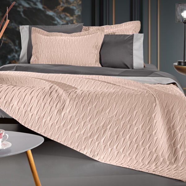 Σετ Κουβερλί Υπέρδιπλο 240×250 Guy Laroche Ruby Old Pink
