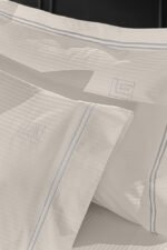 Μαξιλαροθήκες Ζέυγος 52×72 Guy Laroche Διπλό Πλάκε Nice Natural-L.Silver