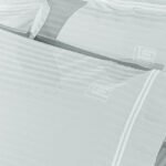 Μαξιλαροθήκες Ζέυγος 52×72 Guy Laroche Διπλό Πλάκε Nice Moonlight-White