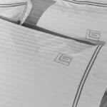 Μαξιλαροθήκες Ζέυγος 52×72 Guy Laroche Διπλό Πλάκε Nice Cement-D.Silver