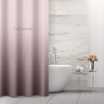 Κουρτίνα Μπάνιου 180×185 Αδιάβροχη Guy Laroche Christy Melanze