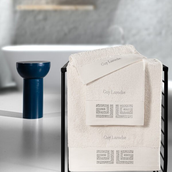 Σετ Πετσέτες 3 Τεμαχίων Guy Laroche Marlen Ivory