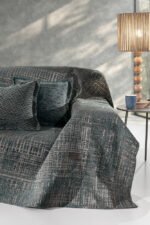 Ριχτάρι Τετραθέσιου 180×350 Guy Laroche Melbourne Petrol - Image 2