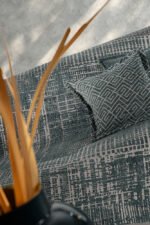 Ριχτάρι Τετραθέσιου 180×350 Guy Laroche Melbourne Petrol - Image 3