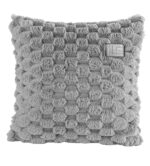 Σετ Ριχτάρι Γούνινο 120×160 & Μαξιλαροθήκη 42×42 Διακόσμησης Guy Laroche Elixir Silver - Image 4