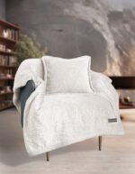 Σετ Ριχτάρι Καπιτονέ 130×170 & Μαξιλαροθήκη 40×40 Διακόσμησης Guy Laroche Bolzano Ivory