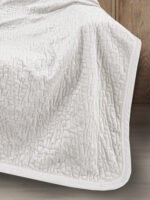 Σετ Ριχτάρι Καπιτονέ 130×170 & Μαξιλαροθήκη 40×40 Διακόσμησης Guy Laroche Bolzano Ivory - Image 2