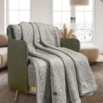 Σετ Ριχτάρι Καπιτονέ 130×170 & Μαξιλαροθήκη 40×40 Διακόσμησης Guy Laroche Bolzano Vison