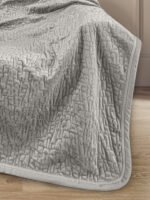 Σετ Ριχτάρι Καπιτονέ 130×170 & Μαξιλαροθήκη 40×40 Διακόσμησης Guy Laroche Bolzano Vison - Image 2