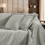 Σετ Ριχτάρι Καπιτονέ 130×170 & Μαξιλαροθήκη 40×40 Διακόσμησης Guy Laroche Bolzano Khaki