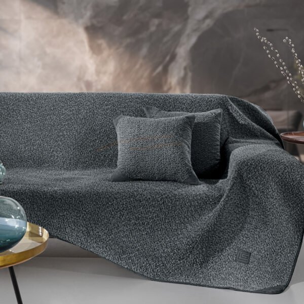 Ριχτάρι Πολυθρόνας 170×150 Guy Laroche Lama Anthracite