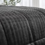 Κουβερτοπάπλωμα υπέρδιπλο Art 12513 220x240 Ανθρακί   Beauty Home - Image 3