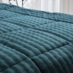 Κουβερτοπάπλωμα υπέρδιπλο Art 12514 220x240 Πετρόλ   Beauty Home - Image 2