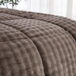 Κουβερτοπάπλωμα υπέρδιπλο Art 12515 220x240 Μόκα   Beauty Home - Image 3
