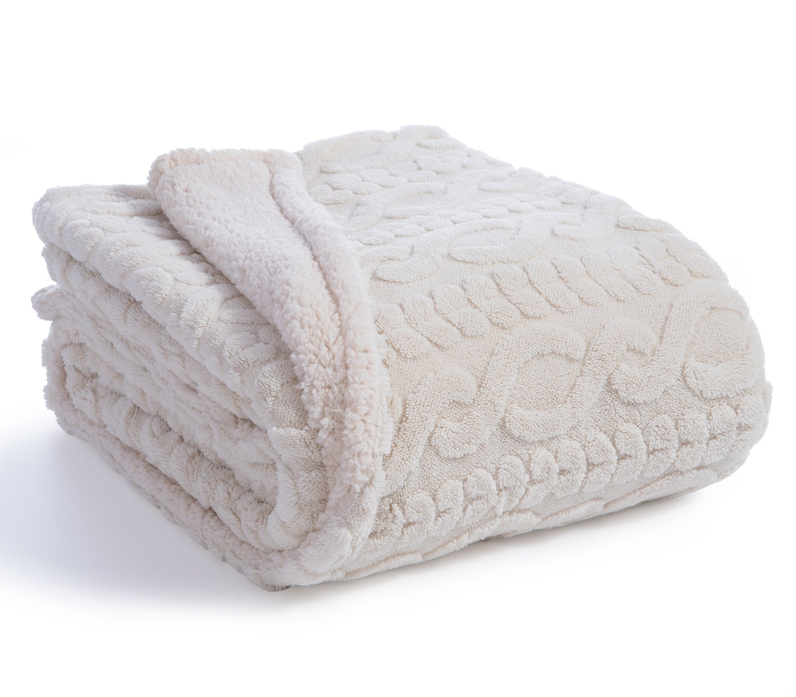 5205495590264 Διακοσμητικό Ριχτάρι/Κουβέρτα Καναπέ 130×180 Nef Nef Germain Ecru - Image 1