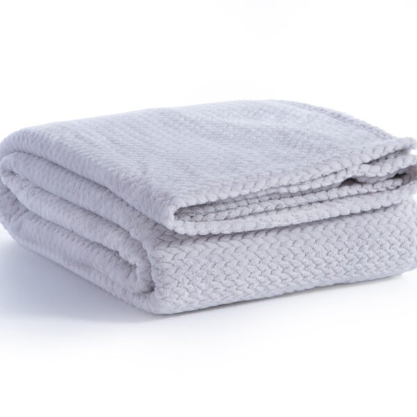 Κουβέρτα Fleece Υπέρδιπλη 220×240 Nef Nef Worth Grey