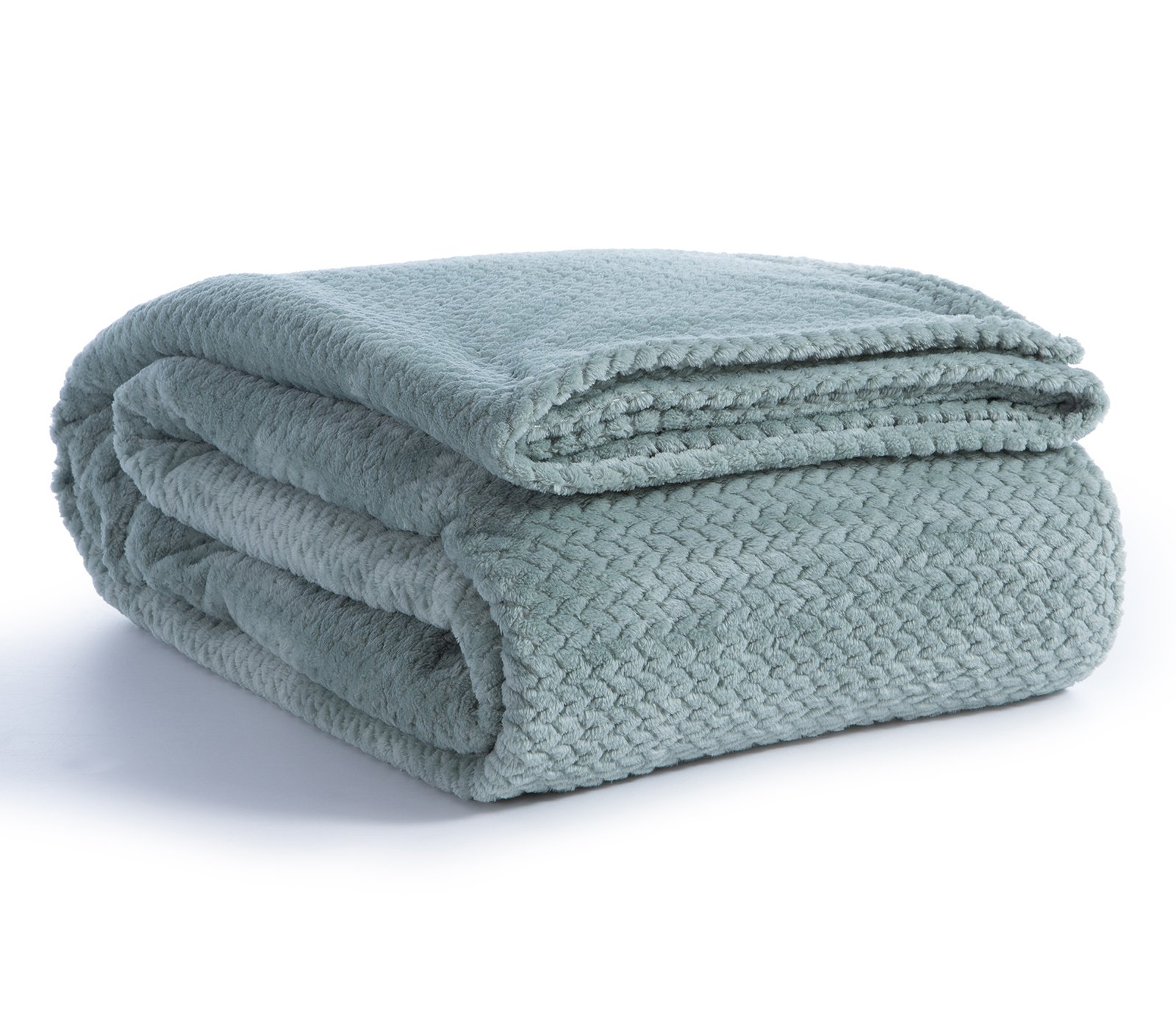 5205495590370 Κουβέρτα Fleece Υπέρδιπλη 220×240 Nef Nef Worth Green - Image 1