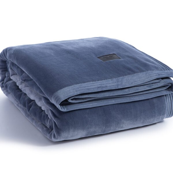 Κουβέρτα Βελουτέ Υπέρδιπλη 230×240 Nef Nef Velosso 24 Blue