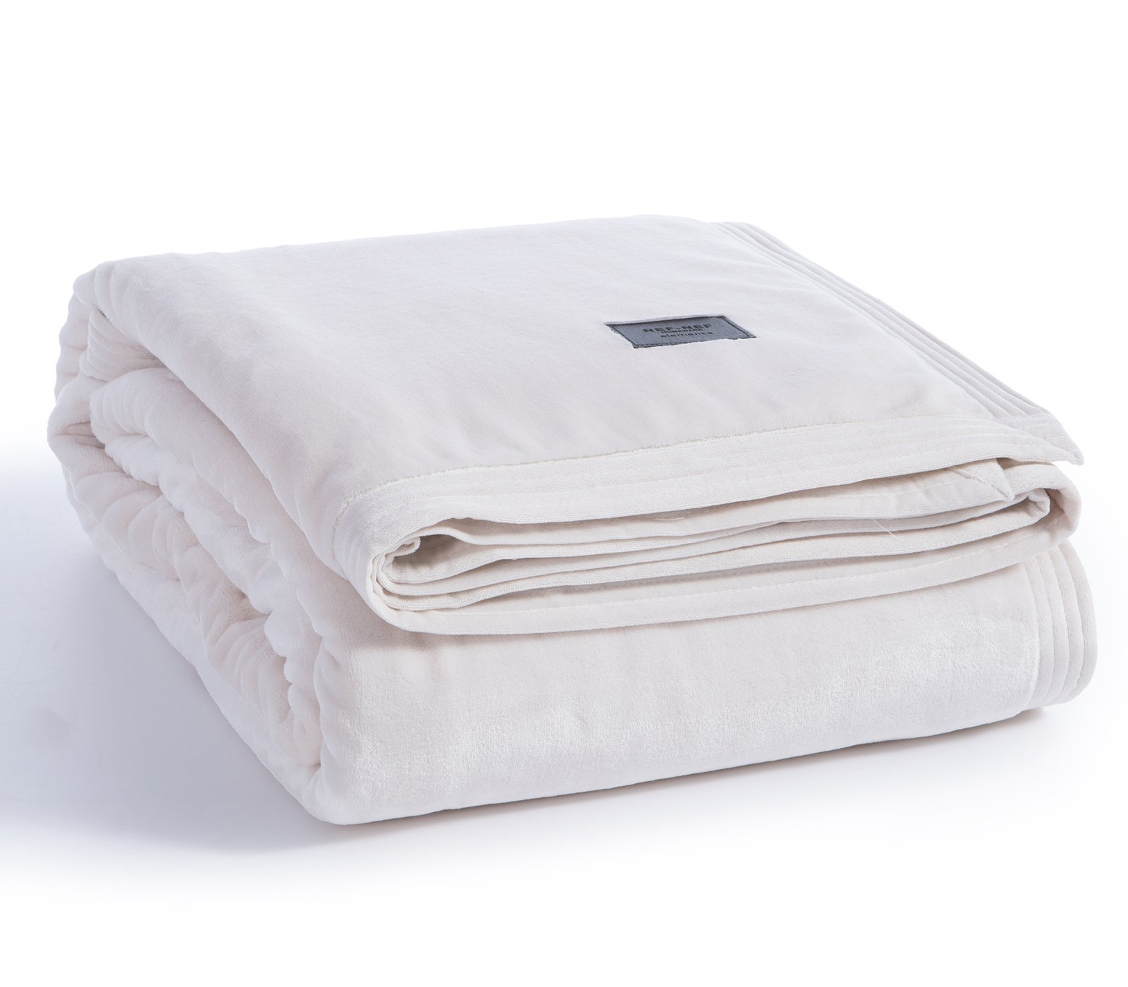 5205495590530 Κουβέρτα Βελουτέ Υπέρδιπλη 230×240 Nef Nef Velosso 24 Ecru - Image 1