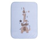 Βρεφική Κουβέρτα Βελουτέ Κούνιας 100×140 Nef Nef Favorite Toys L Blue