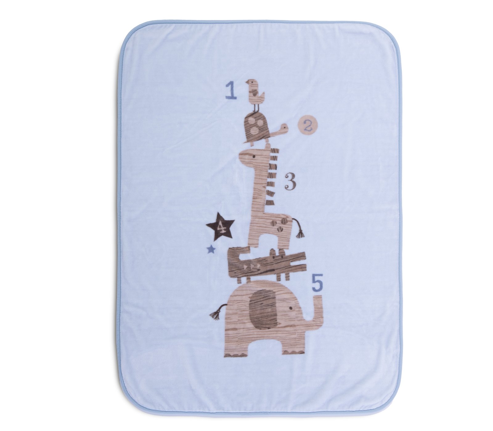 5205495590707 Βρεφική Κουβέρτα Βελουτέ Κούνιας 100×140 Nef Nef Favorite Toys L Blue - Image 1