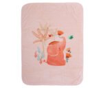 Βρεφική Κουβέρτα Βελουτέ Κούνιας 100×140 Nef Nef Indonesia Salmon