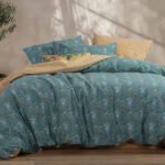 Σετ Σεντόνια Μονά 170×270 Nef Nef Odete Green