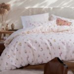 Σετ Σεντόνια King Size Με Λάστιχο 180×200+35 Nef Nef Plant Ecru