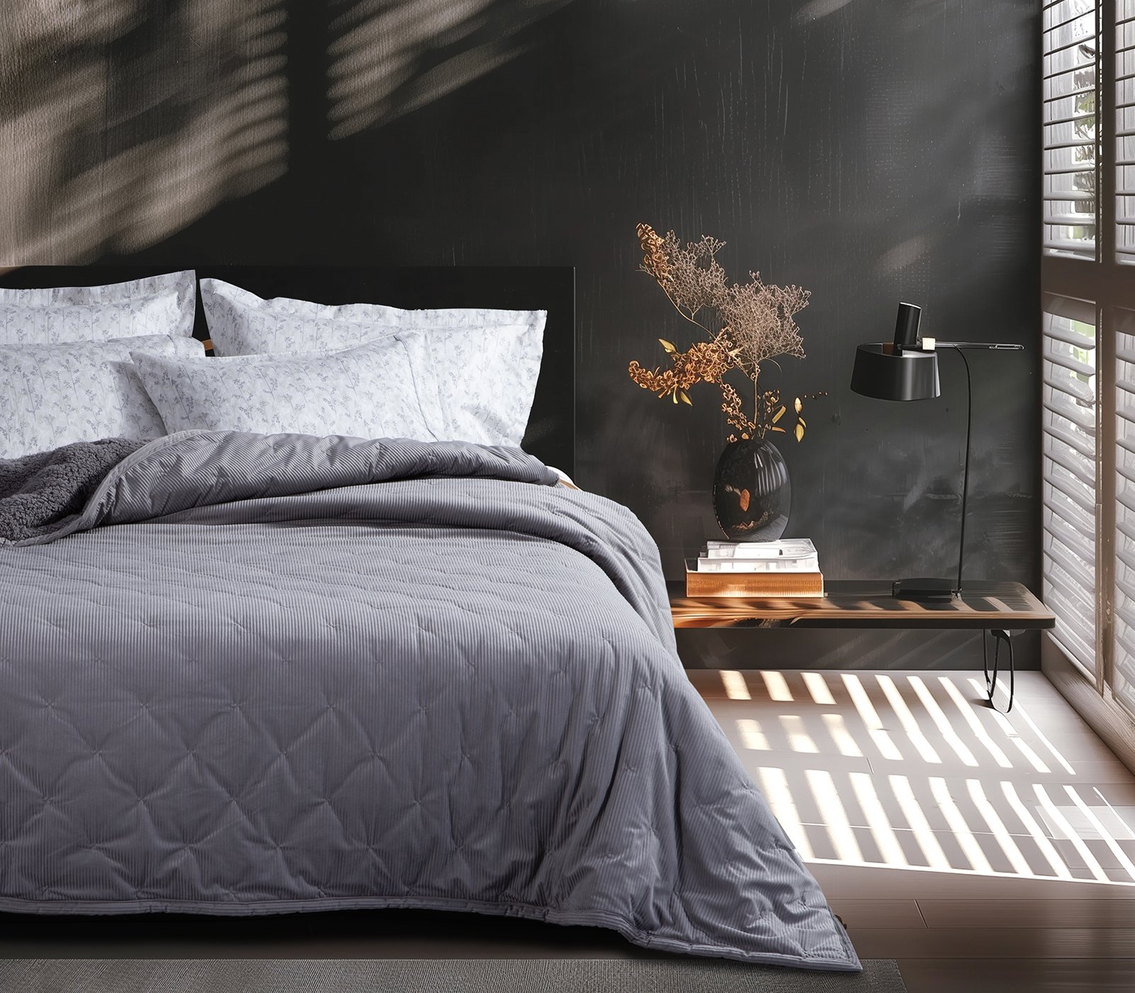 5205495593708 Κουβερτοπάπλωμα Υπέρδιπλο Ελαφρύ 230×240 Nef Nef New Kotler Grey - Image 1