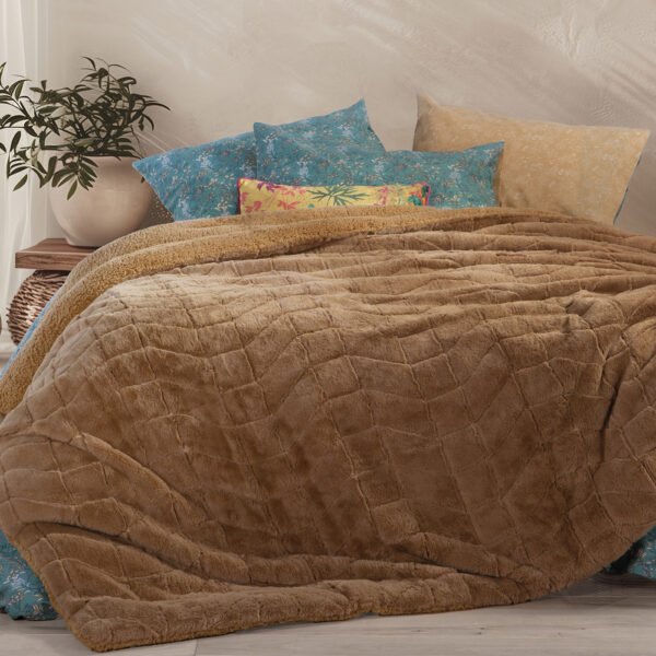 Κουβερτοπάπλωμα Υπέρδιπλο 220×240 Nef Nef District Curry