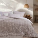 Κουβερτοπάπλωμα Υπέρδιπλο 220×240 Nef Nef Compose Greige