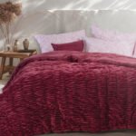 Κουβερτοπάπλωμα Υπέρδιπλο 220×240 Nef Nef Compose Sangria