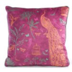 Διακοσμητικό Μαξιλάρι 45×45 Nef Nef Birds Of Paradise Fuchsia