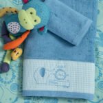 Σετ Πετσέτες Παιδικές 2 Τεμαχίων Nef Nef Jungle Combo Petrol