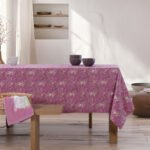 Αλέκιαστο Τραπεζομάντηλο 140×240 Nef Nef Odete Mauve