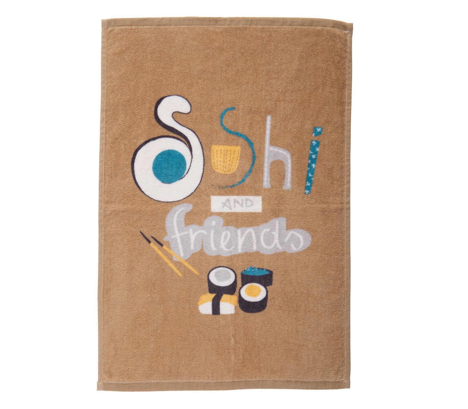 5205495595191 Ποτηρόπανο Βελουτέ 40×60 Nef Nef Sushi Beige - Image 1