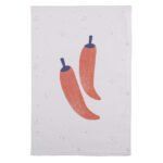 Ποτηρόπανο Βελουτέ 40×60 Nef Nef Peppers Ecru