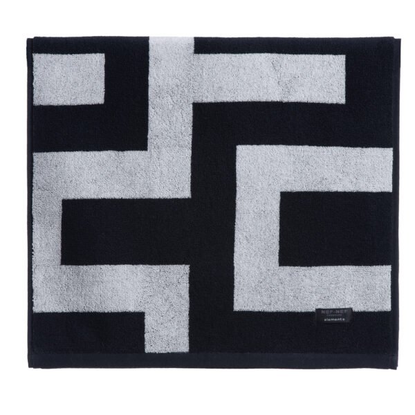Πετσέτα Προσώπου 50×90 Nef Nef Thireon Grey-Black