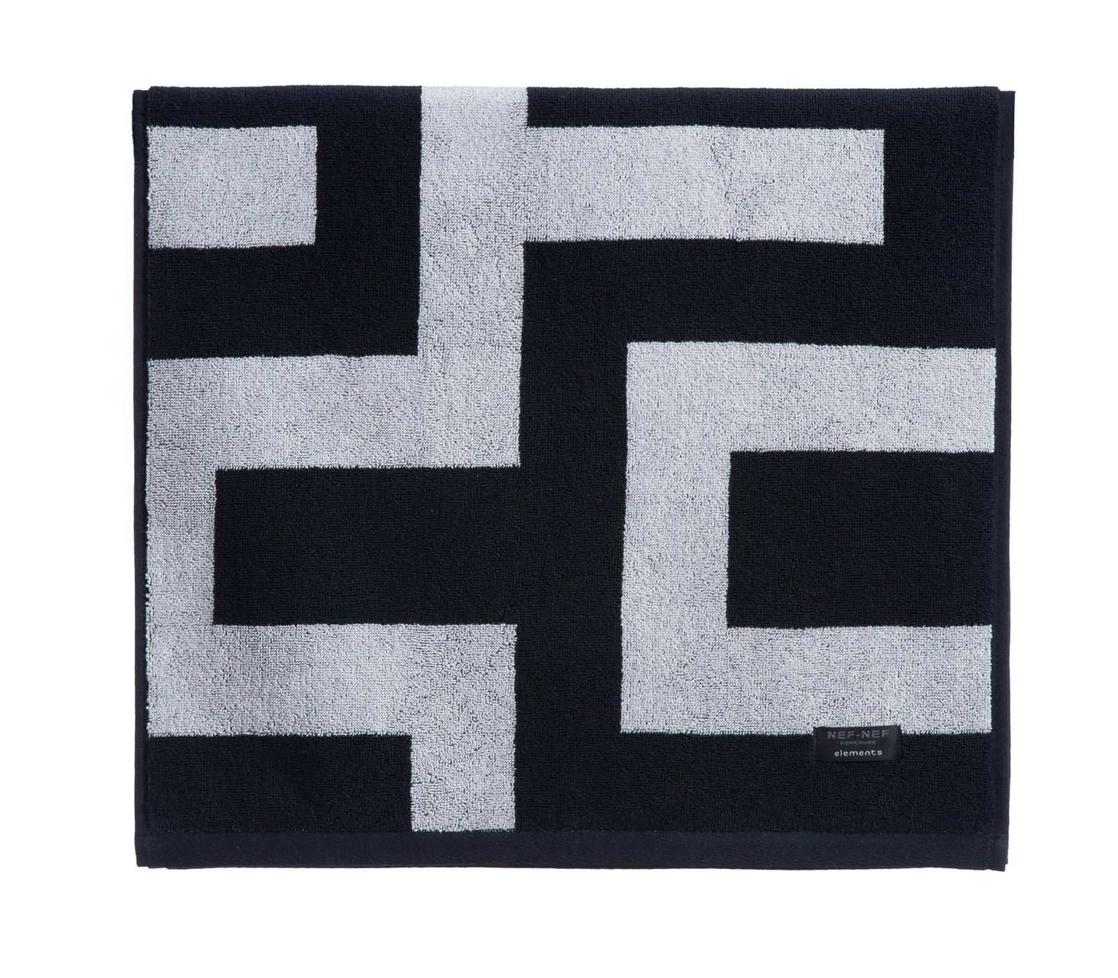 5205495596853 Πετσέτα Προσώπου 50×90 Nef Nef Thireon Grey-Black - Image 1