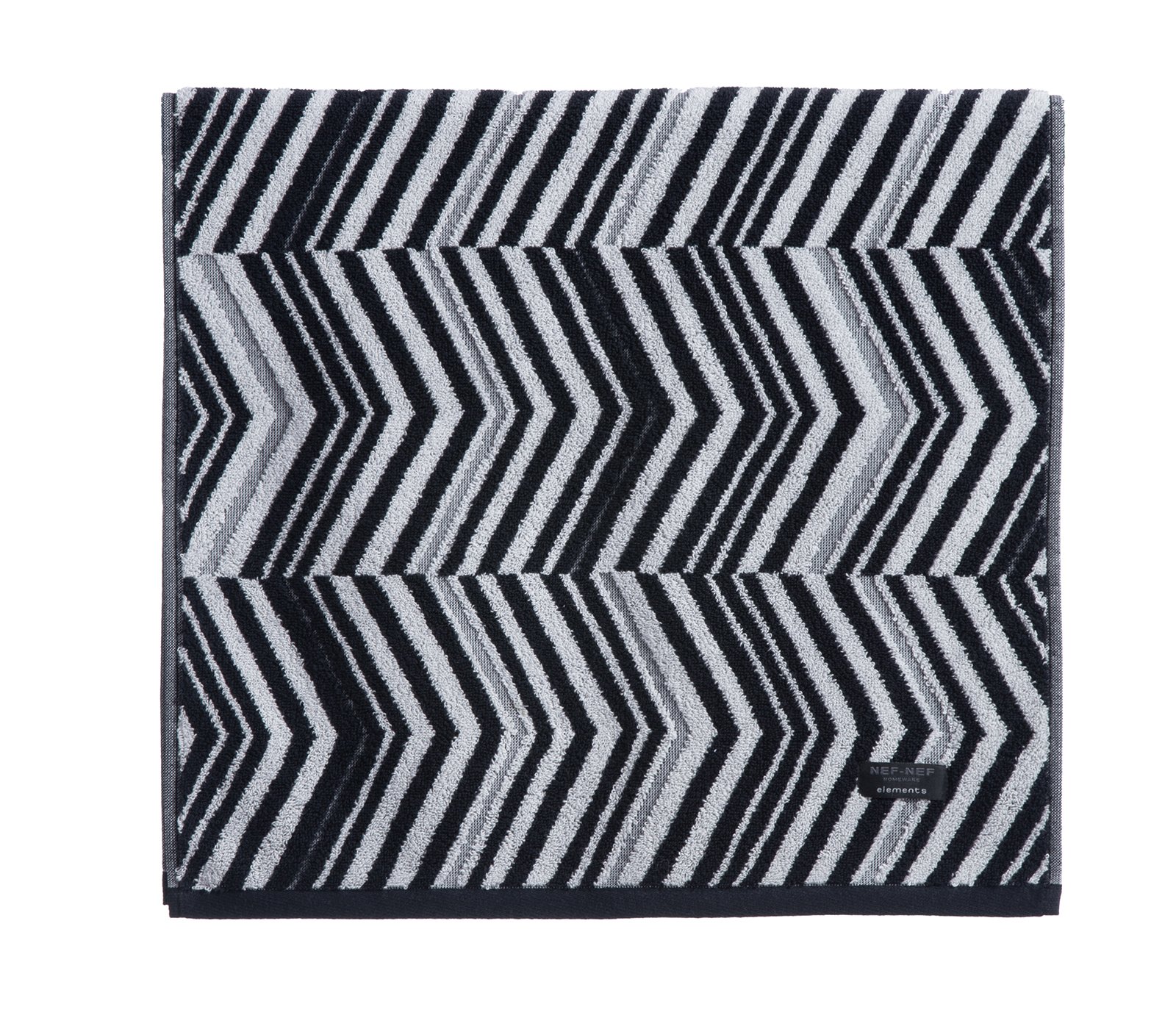 5205495596891 Πετσέτα Προσώπου 50×90 Nef Nef Armin Grey-Black - Image 1