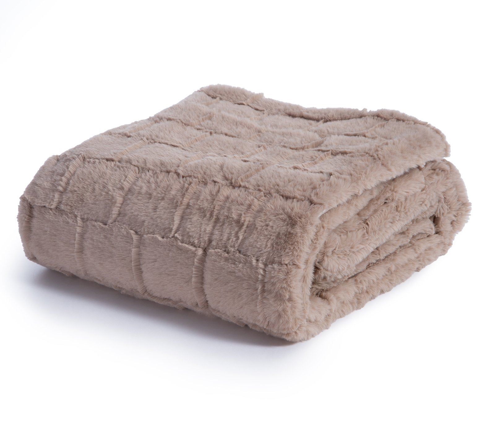 5205495597188 Γούνινο Διακοσμητικό Ριχτάρι/Κουβέρτα Καναπέ 140x190 Nef-Nef Rabbit Fur Barlow Beige - Image 1