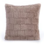 Γούνινο Διακοσμητικό Μαξιλάρι 45×45 Nef Nef Rabbit Fur Barlow Beige