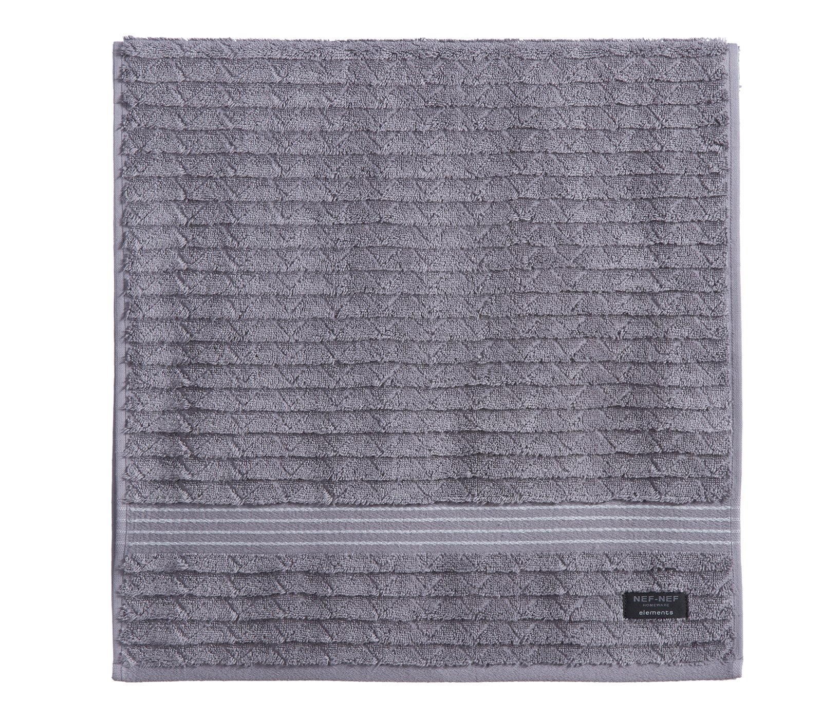 5205495600734 Πετσέτα Προσώπου 50×100 Nef Nef Elements-Elgyn Grey - Image 1