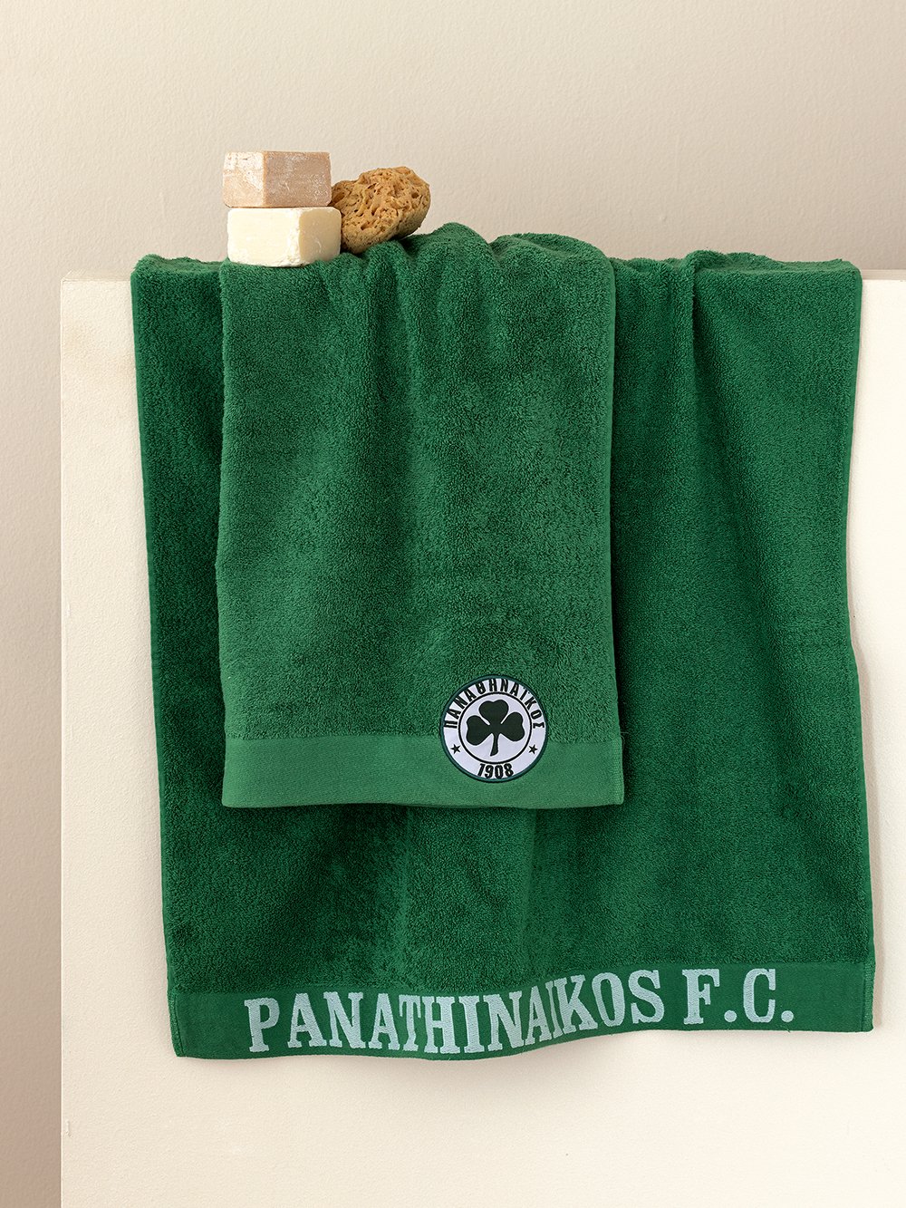 5205857009311_5 Πετσέτα Panathinaikos F.C. 70x140 PANATHINAIKOS TOWEL Palamaiki - Image 1