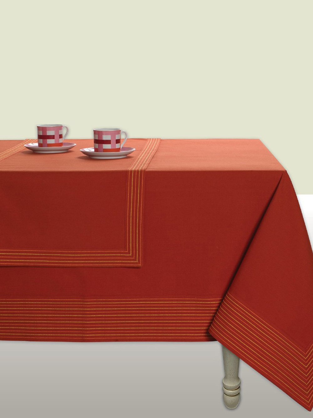 5205857020095 Σετ 4 Πετσέτες Φαγητού Festosi 45x50 KP-175 Καφέ Palamaiki - Image 1