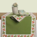 Σετ 4 Πετσέτες Φαγητού Festosi 45x50 AM6 LIME Πράσινο Palamaiki