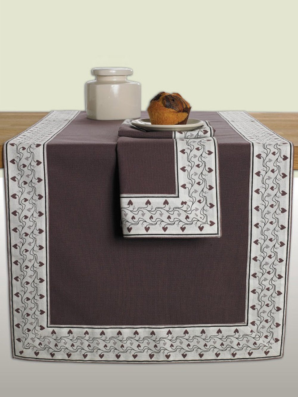 5205857020347 Σετ 4 Πετσέτες Φαγητού Festosi 45x50 AM2 Μωβ Palamaiki - Image 1